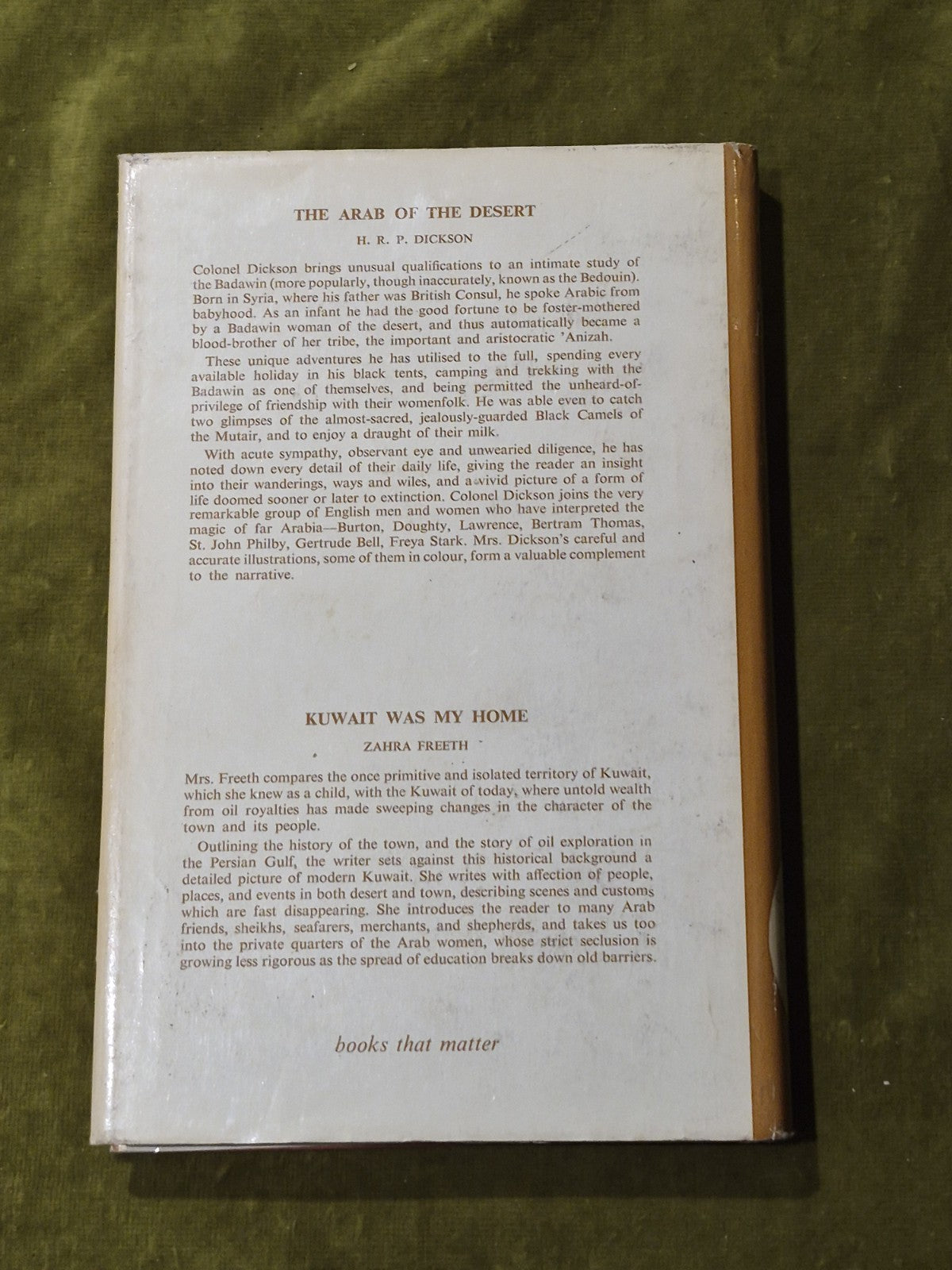 G.W. Murray Dare Me To The Desert 1st Edition in D/J 19671