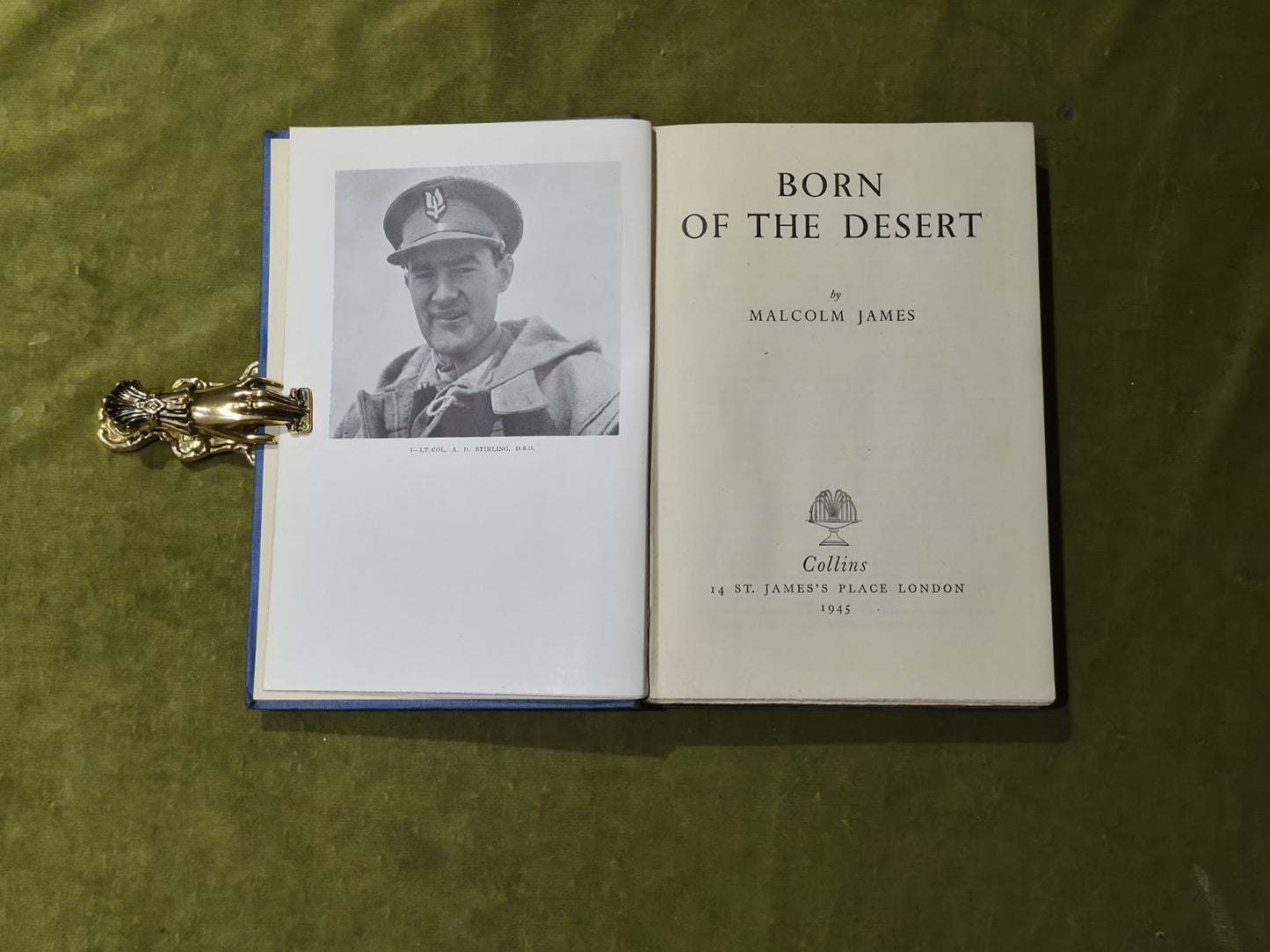 Born of the Desert - Malcolm James , Collins HB 19454