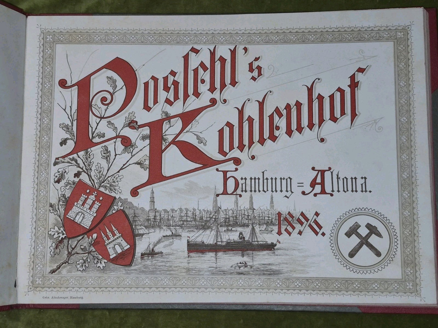 Possehl's Kohlenhof Hamburg Altona 1896 Industrial History Coal Mining3
