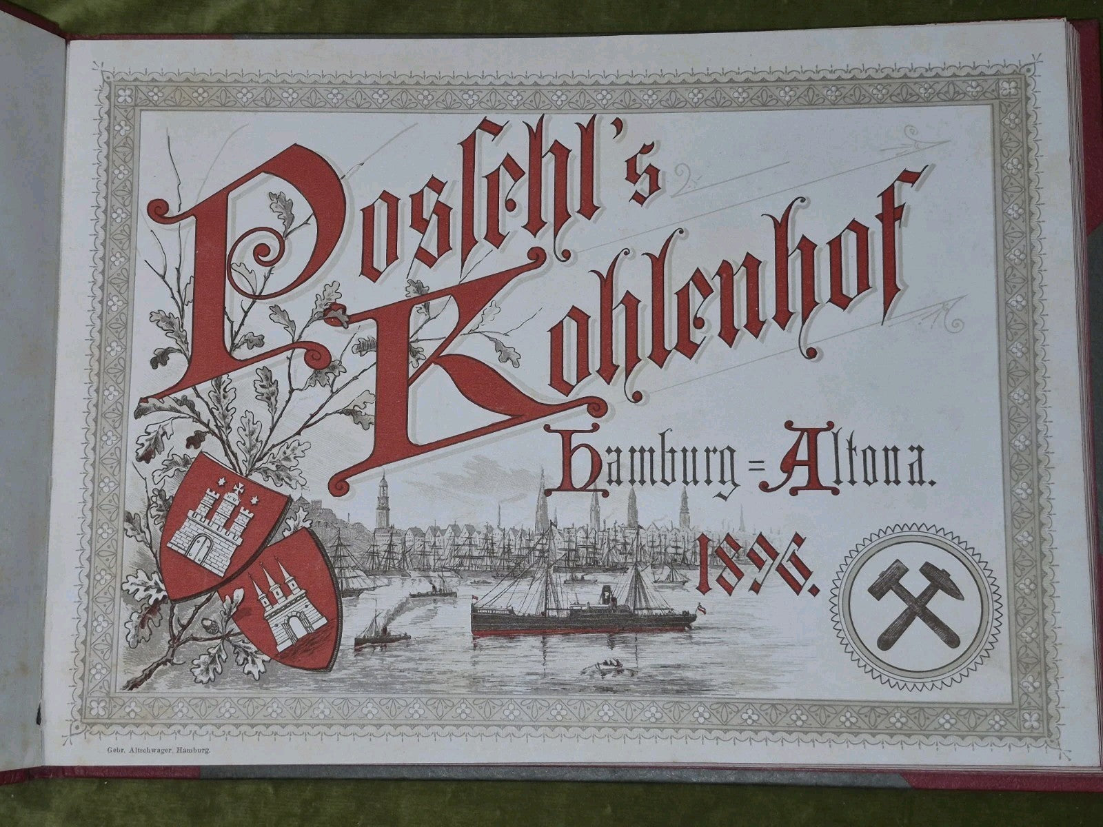 Possehl's Kohlenhof Hamburg Altona 1896 Industrial History Coal Mining3