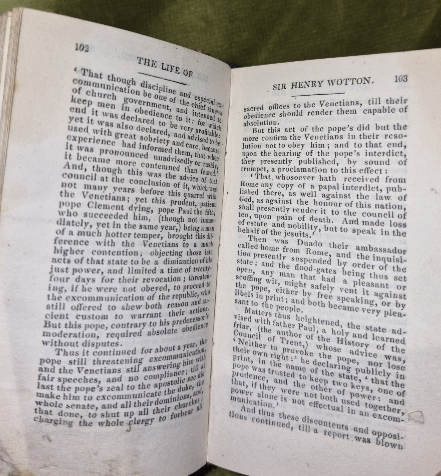 1827 Izaac Walton's Lives John Donne etc Miniture Leather Fine Binding R. Nelson8