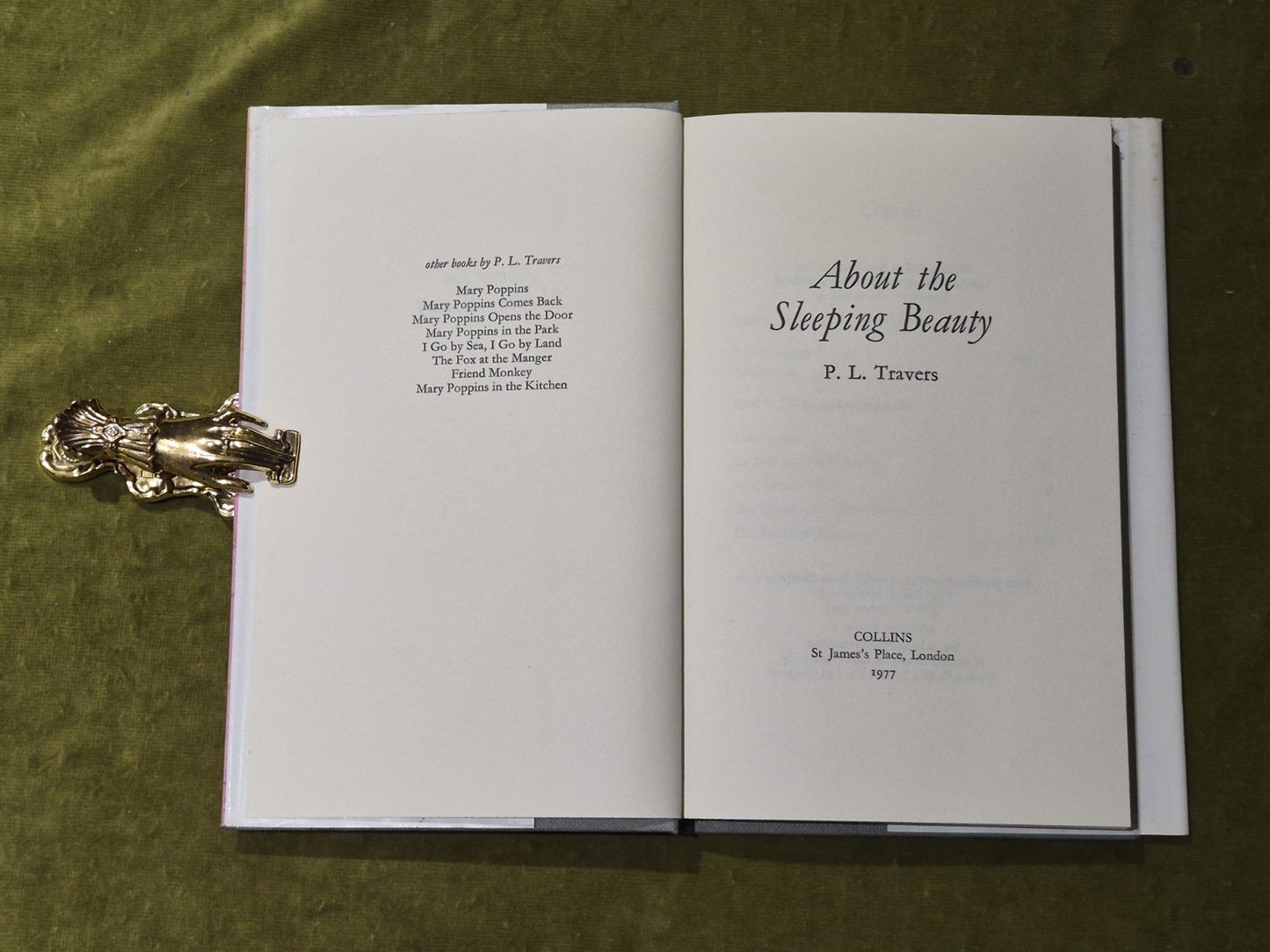 About the Sleeping Beauty P L Travers 1977 1st UK Edition5