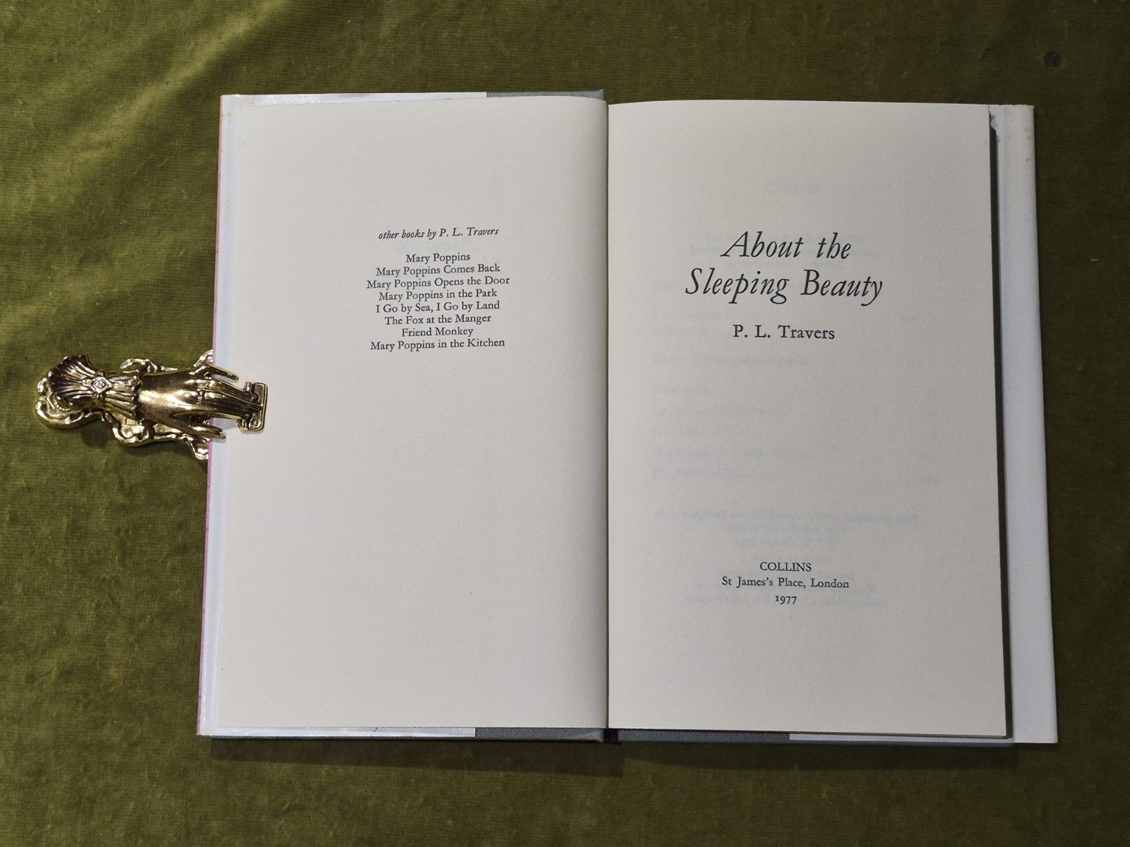 About the Sleeping Beauty P L Travers 1977 1st UK Edition5