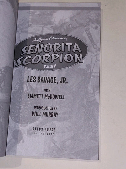 The Complete Adventures Of Senorita Scorpion [Volume 1 & 2] By Jr Les Savage Pb4