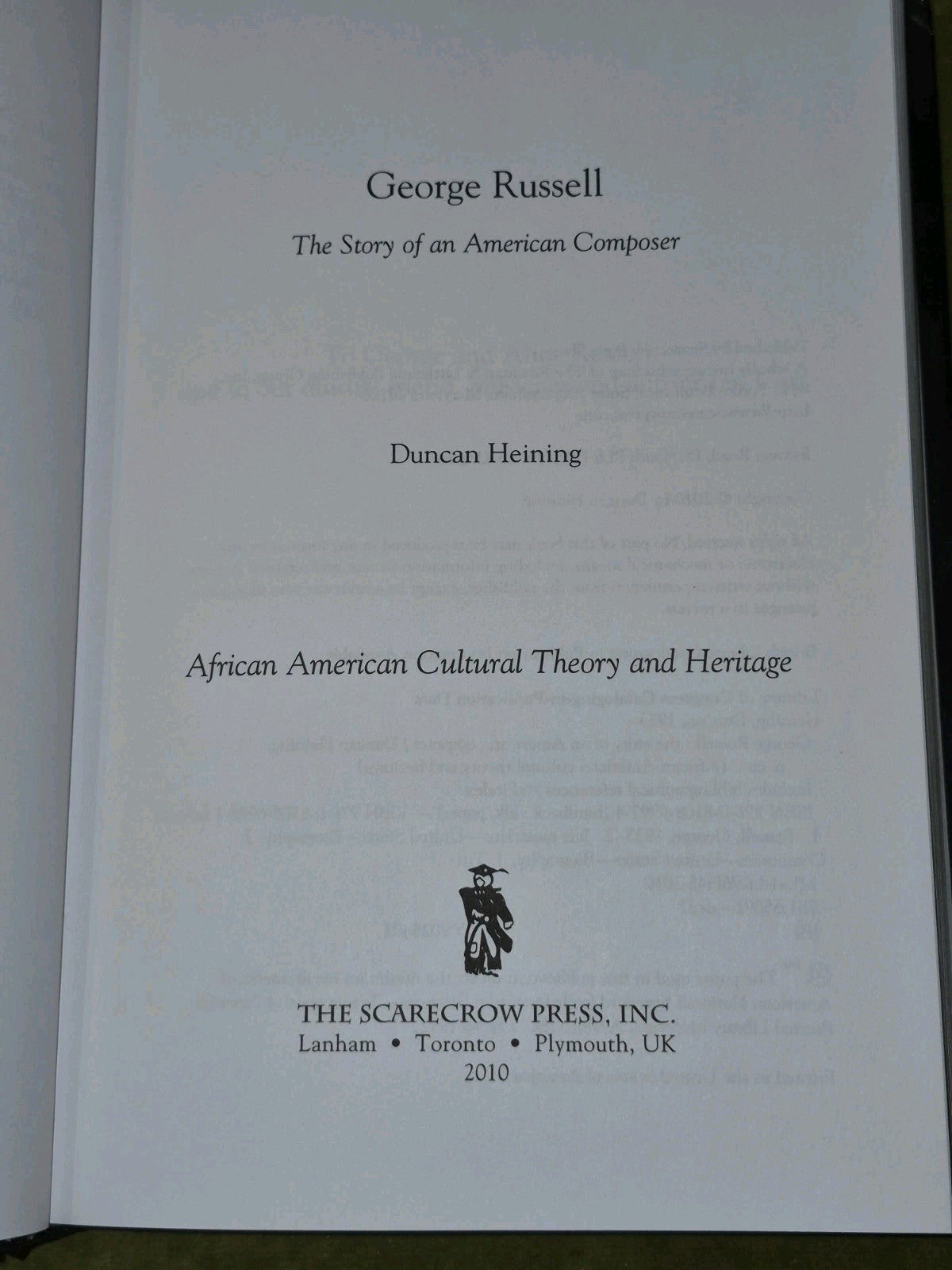 George Russell The Story of an American Composer HB Duncan Heining 1st SIGNED4