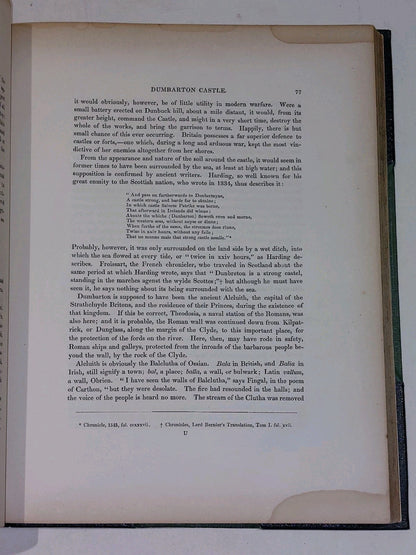 Select Views on the River Clyde Swan Leighton (1830) 1st Edition With Provenance9
