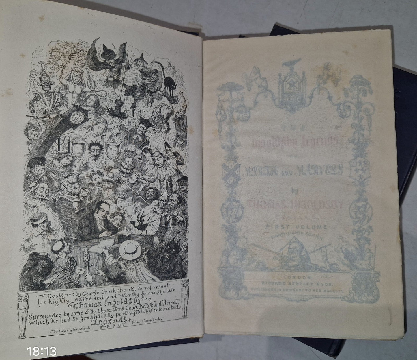 The Ingoldsby Legends (or Mirth and Marvels) 88th Edition - 1894 3 Volume Set6
