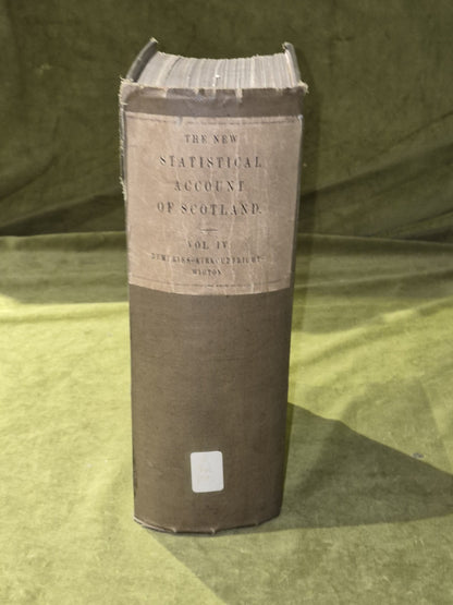 New Statistical Account of Scotland Vol 4 1845 Hardcover, Blackwood Dumfrieshire9