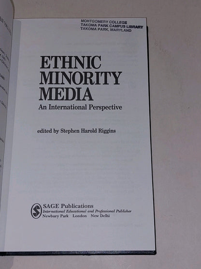 Ethnic Minority Media: An International Perspective2