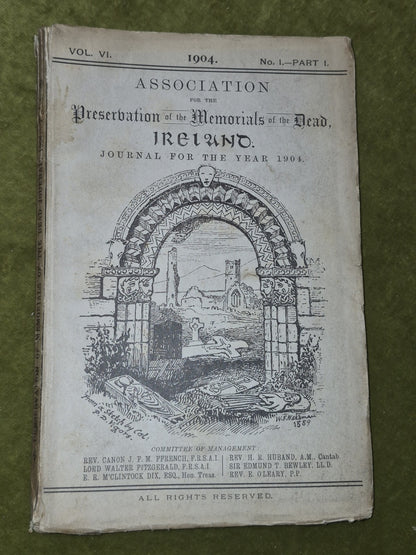 Ireland Preservation of the Memorials of the Dead Assorted Issues 1895-1911 7