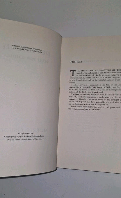 Petrarch and his world (1964) By Morris Bishop 1st Ed Hb Book8