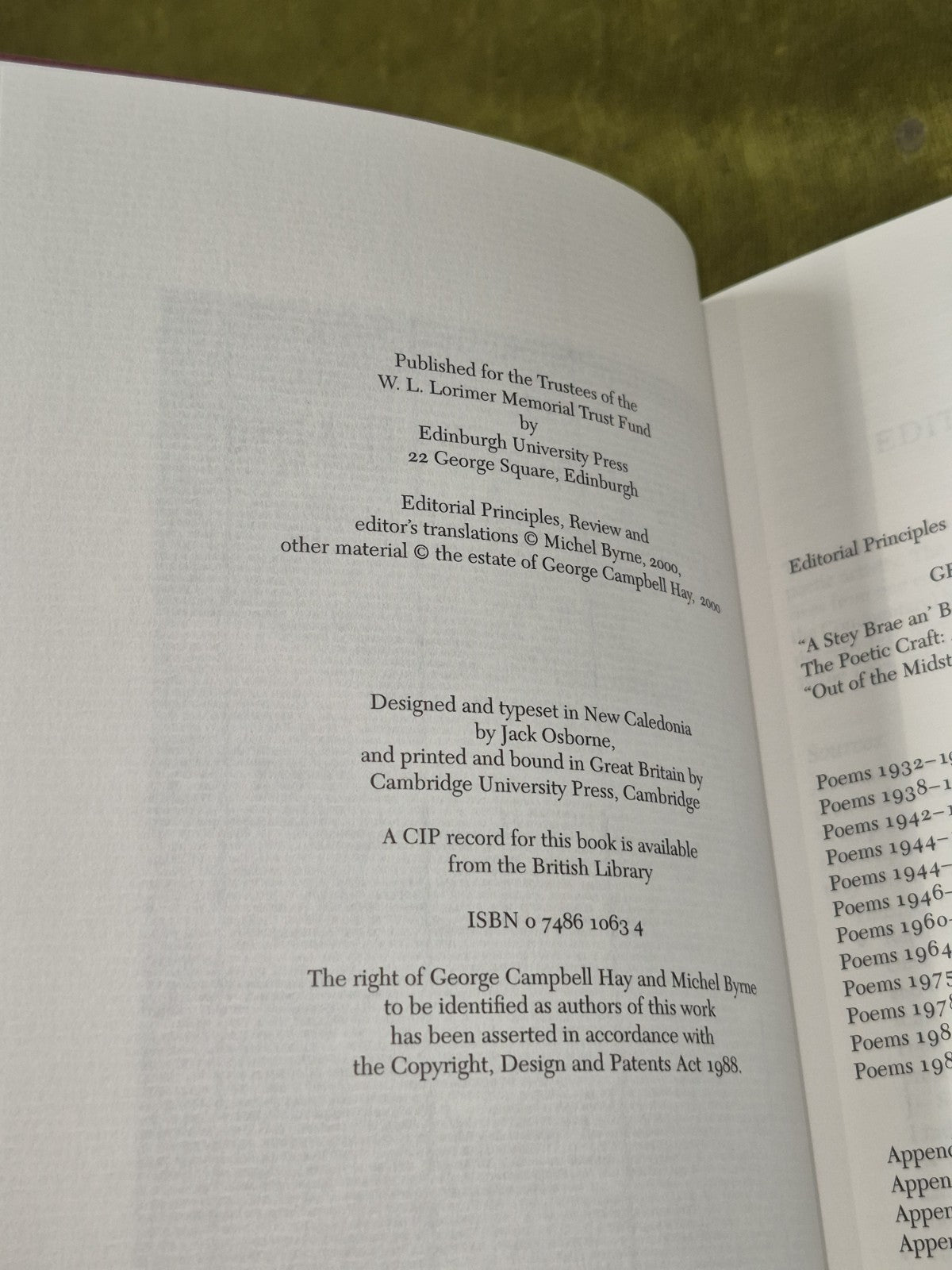 Collected Poems and Songs of George Campbell Hay in 2 Vols in Slipcase6