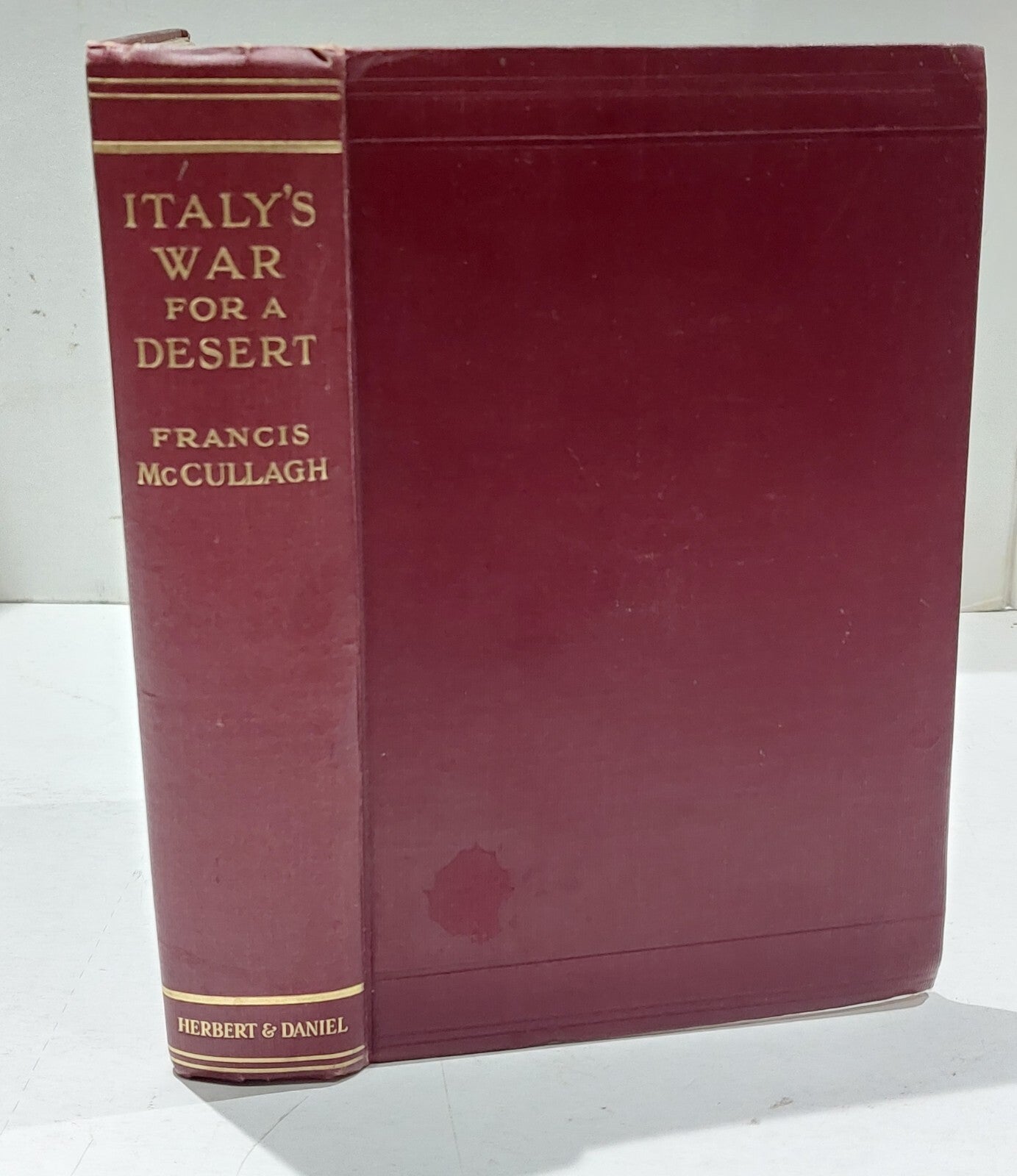 Italy's War for a Desert By Francis McMullagh. 1912 1st Edition 0