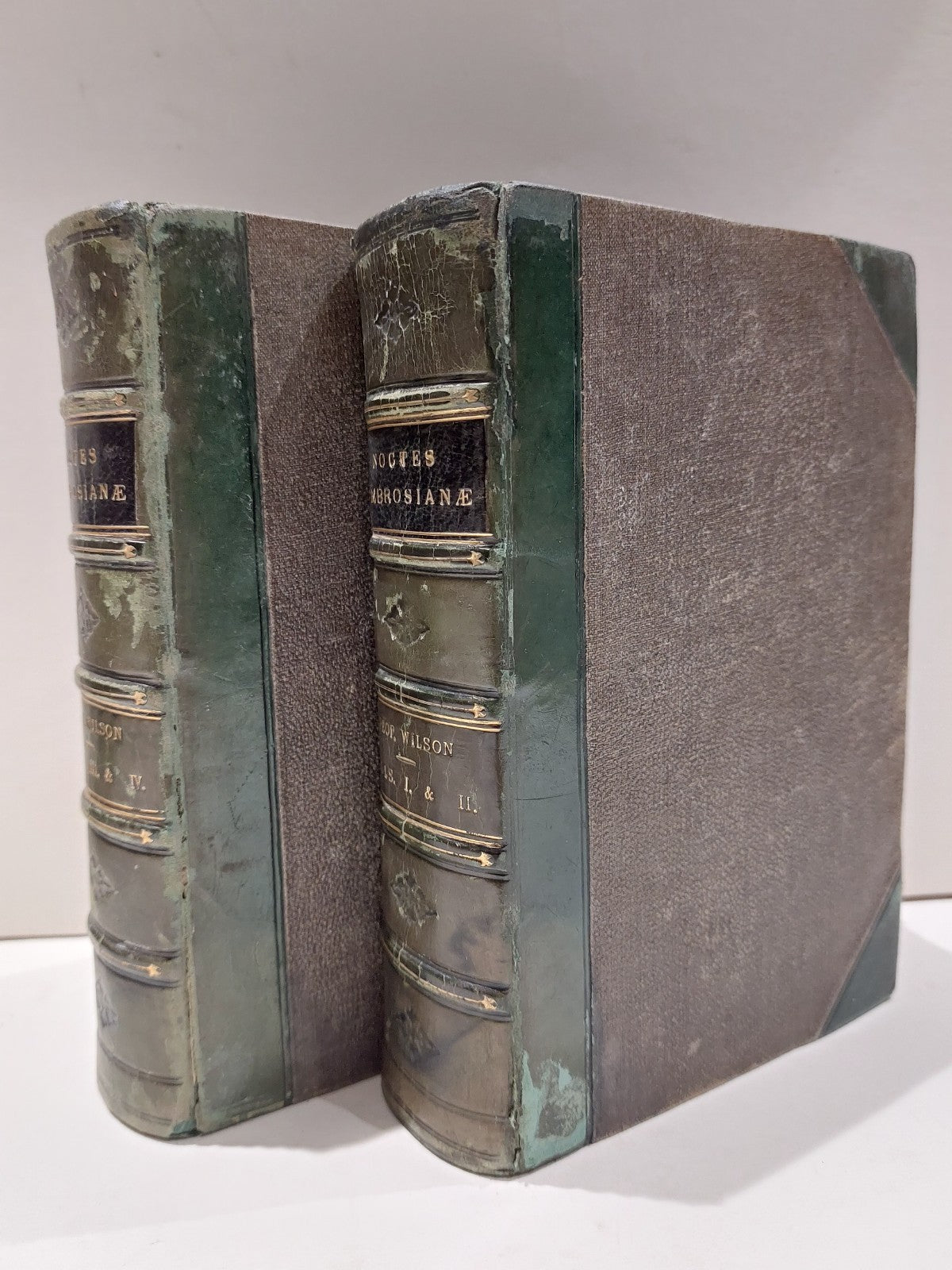 Noctes Ambrosianae by Professor Wilson, Complete 4 Volumes Bound Into 2 (1864)1