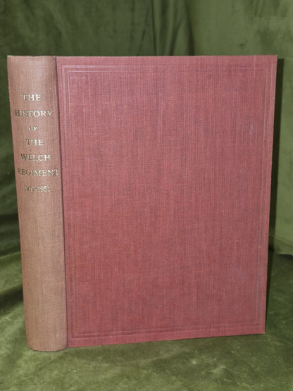 The history of the Welch regiment 1919 - 1951 J D Courcy 1952 first ed0