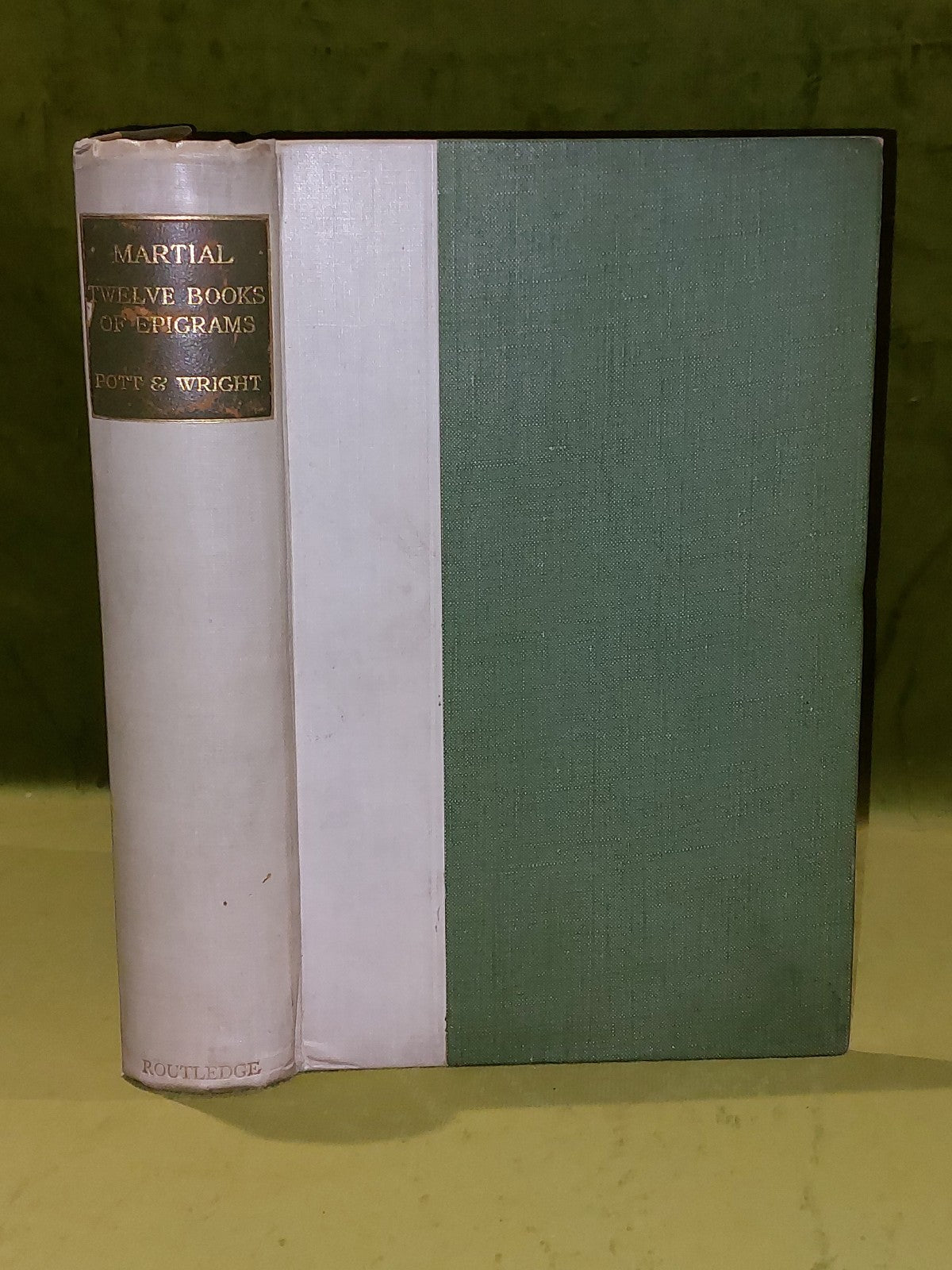Martial the Twelve Books of Epigram  J.A.Pott & F.A.Wright [circa 1920s] Book0