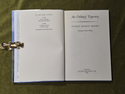 An Orkney Tapestry - George Mackay Brown - First Edition Gollancz 19694