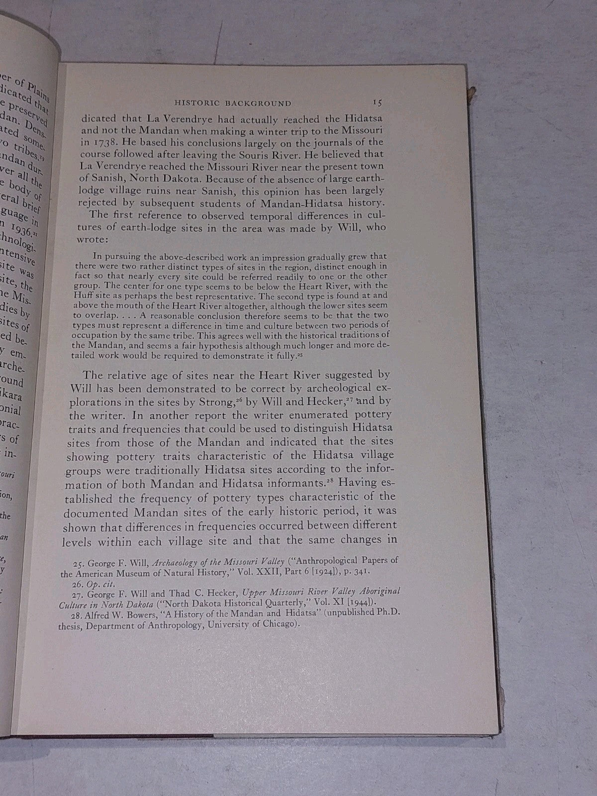 Mandan Social & Ceremonial Organization, by Alfred W. Bowers, Hb Book7