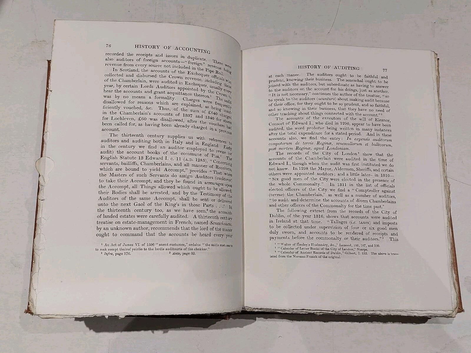 History Of Accounting And Accountants By Richard Brown (1905) Hb Limited, Signed3