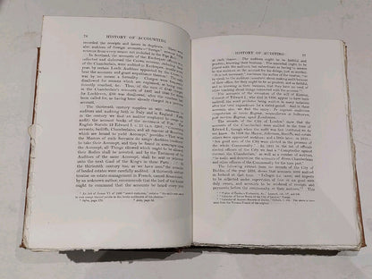 History Of Accounting And Accountants By Richard Brown (1905) Hb Limited, Signed3