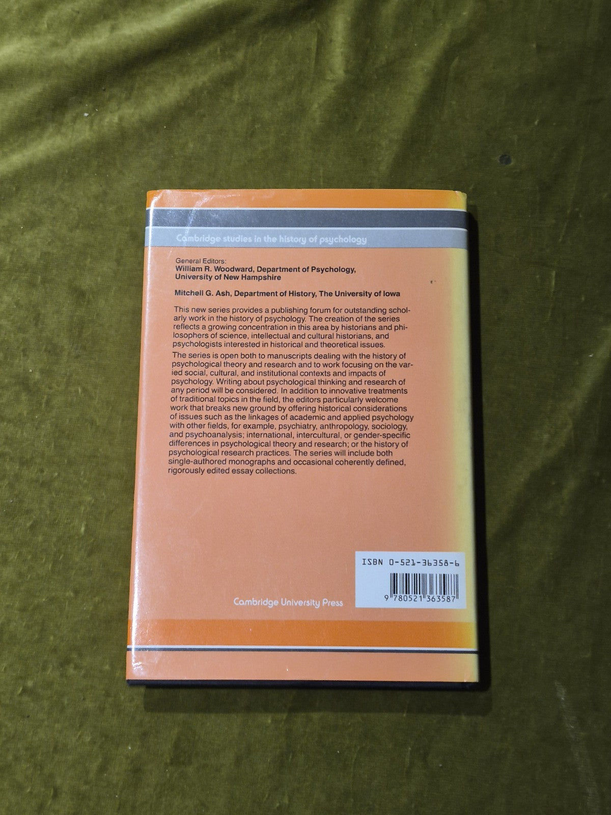 Constructing the Subject - Kurt Danziger - Cambridge Hardback with Dust Jacket1