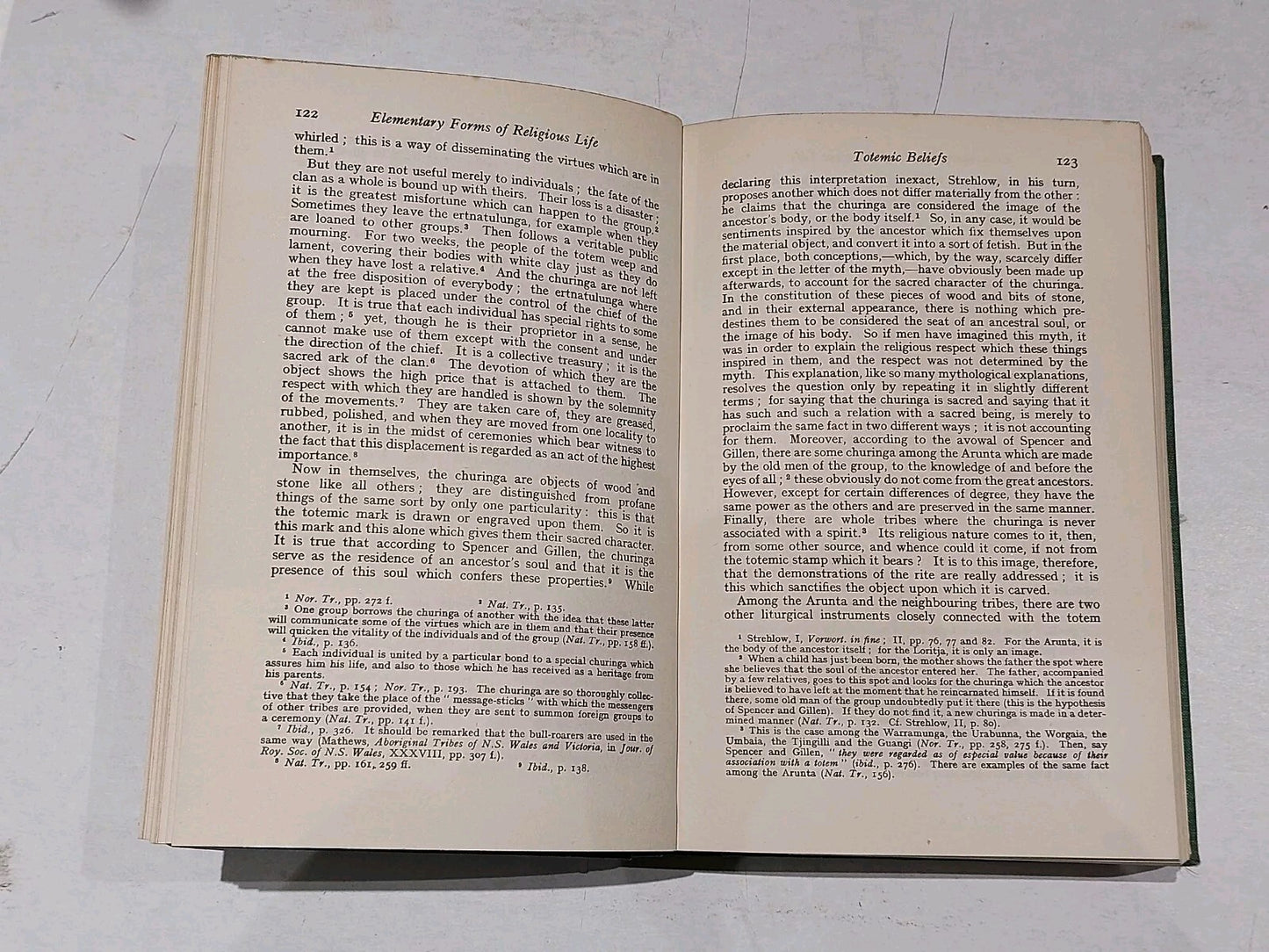 The Elementary Forms of the Religious Life By Emile Durkheim (1954) Hb Book5