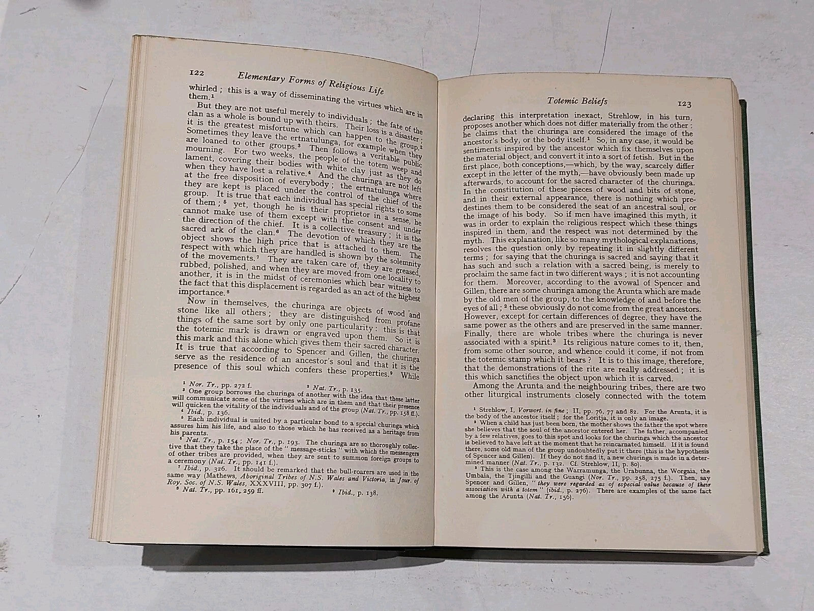 The Elementary Forms of the Religious Life By Emile Durkheim (1954) Hb Book5