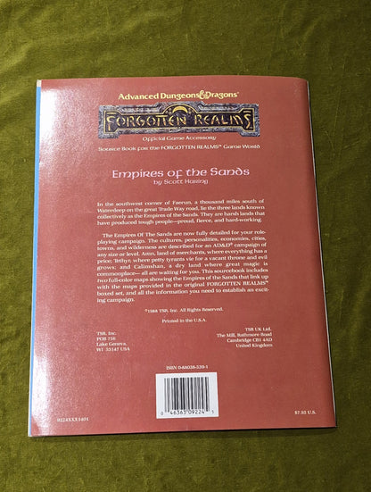 Advanced Dungeons Dragons Game Accessory FR3 Empires of the Sands1