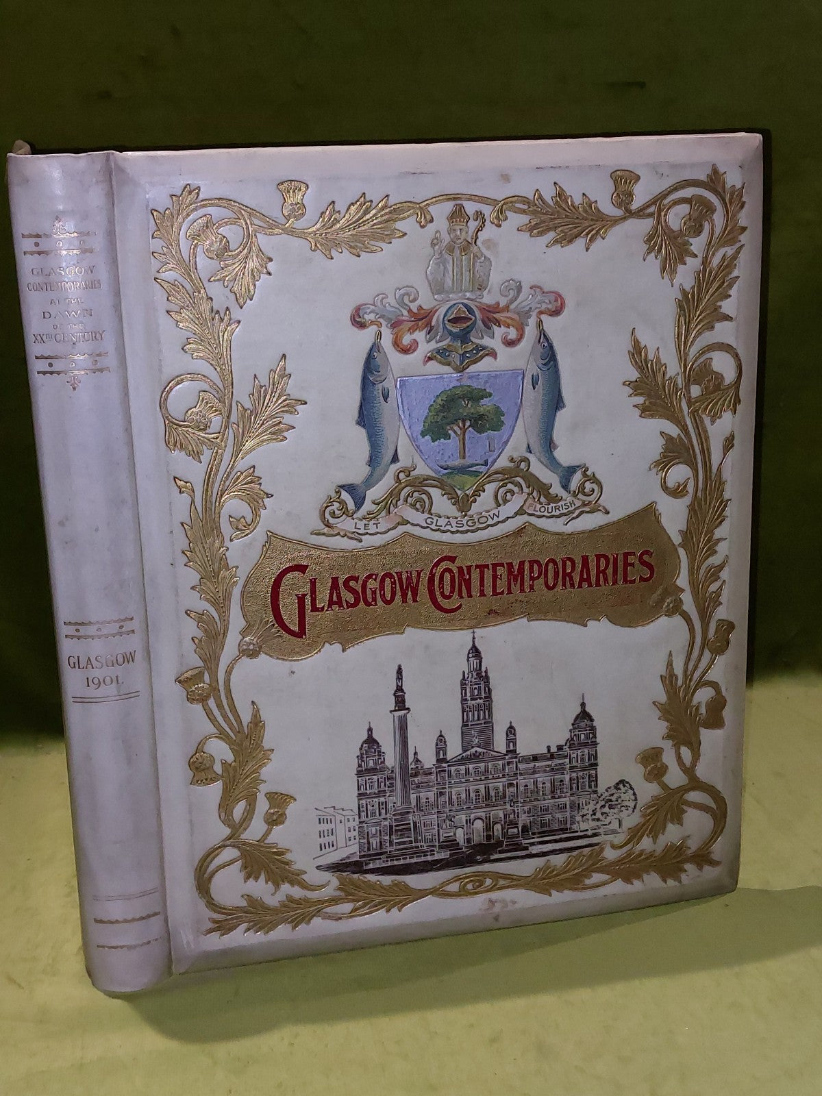 Glasgow Contemporaries At the Dawn of the XXth Century Large Gilded Vellum0