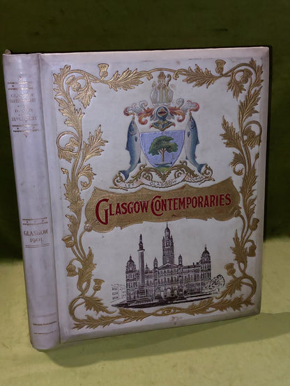 Glasgow Contemporaries At the Dawn of the XXth Century Large Gilded Vellum0