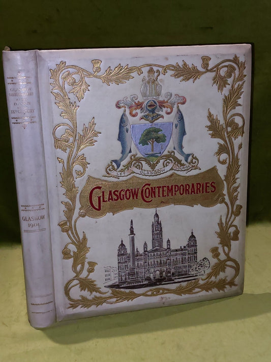 Glasgow Contemporaries At the Dawn of the XXth Century Large Gilded Vellum0