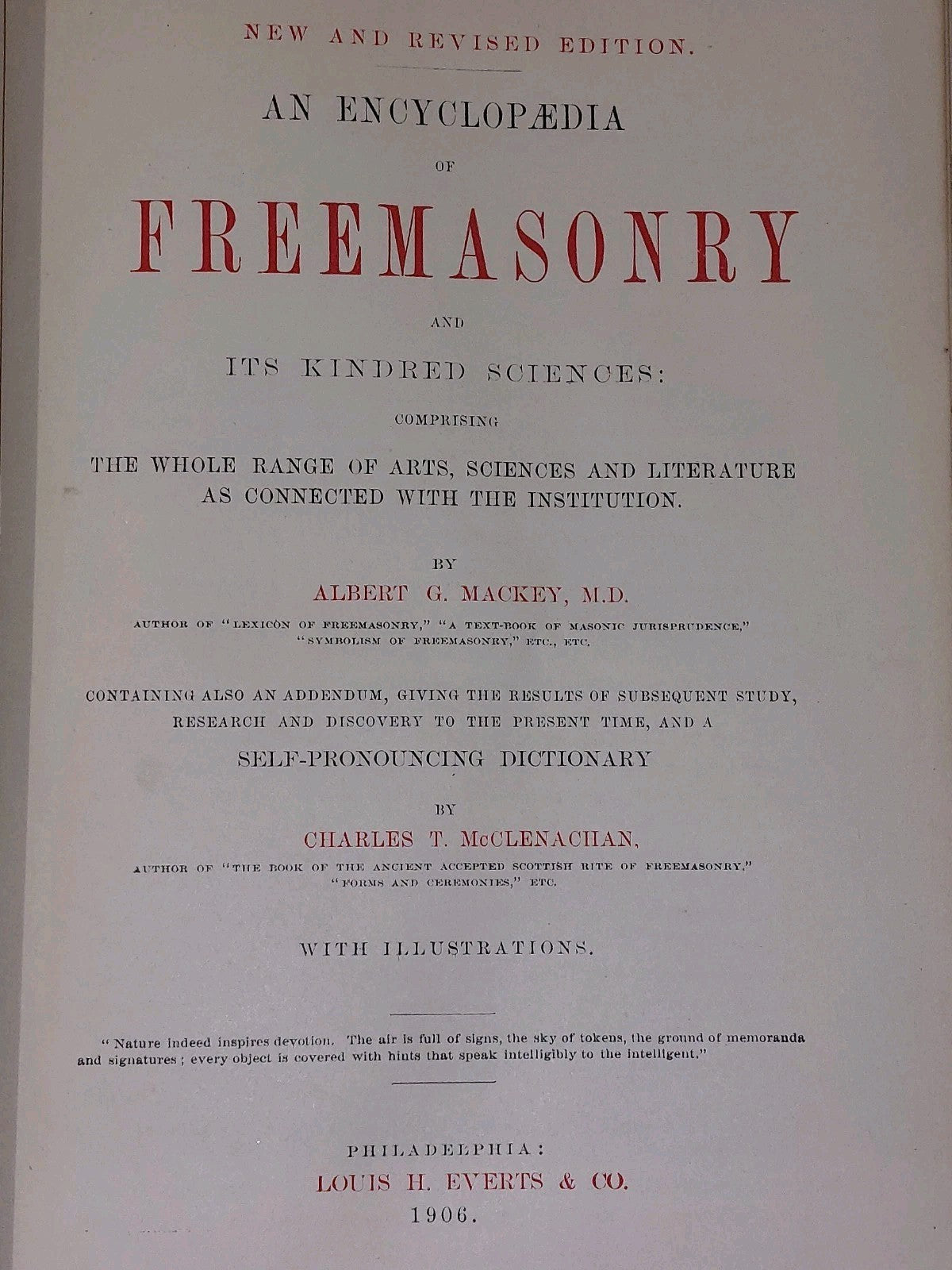 An Encyclopaedia Of Freemasonry And Its Kindred Sciences by Albert Mackey (1906)8
