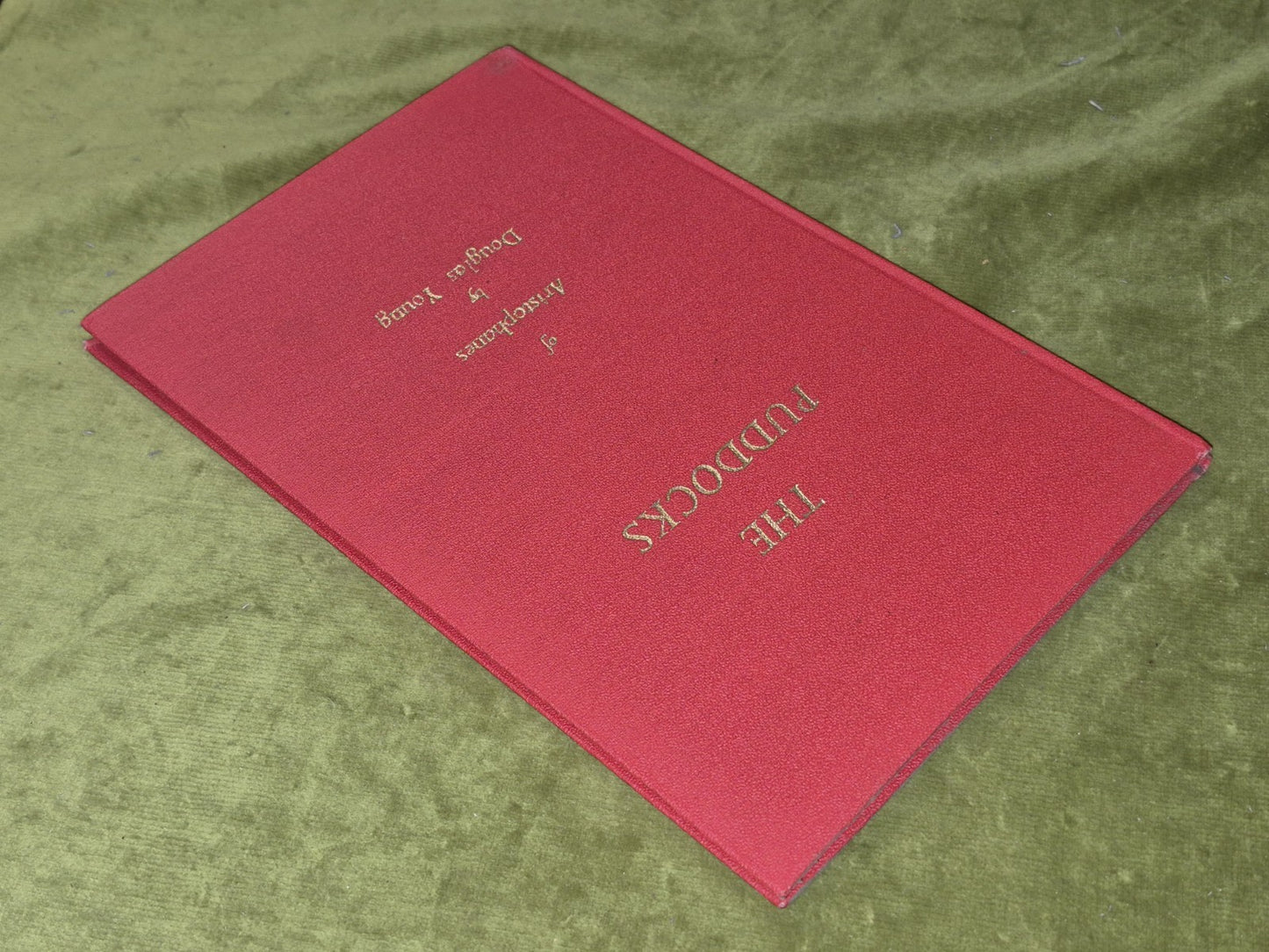 The Puddocks ('The Frogs' in Scots) Aristophanes & Young Second Ed SIGNED 19583