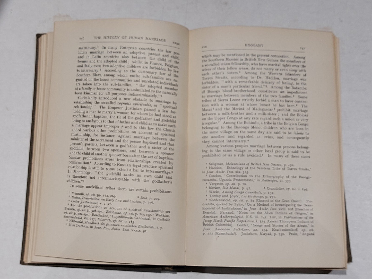 The History of Human Marriage. Edward Westmarck, volume 2, 1922. 3