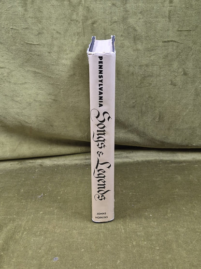 Pennsylvania Songs and Legends -George Korson , John Hopkins 2nd 1960 HB DJ2
