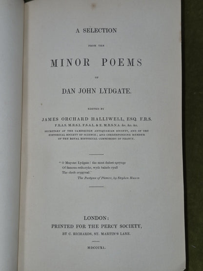 Percy Society Early English Poetry Ballads Set of 26 Volumes Richards12