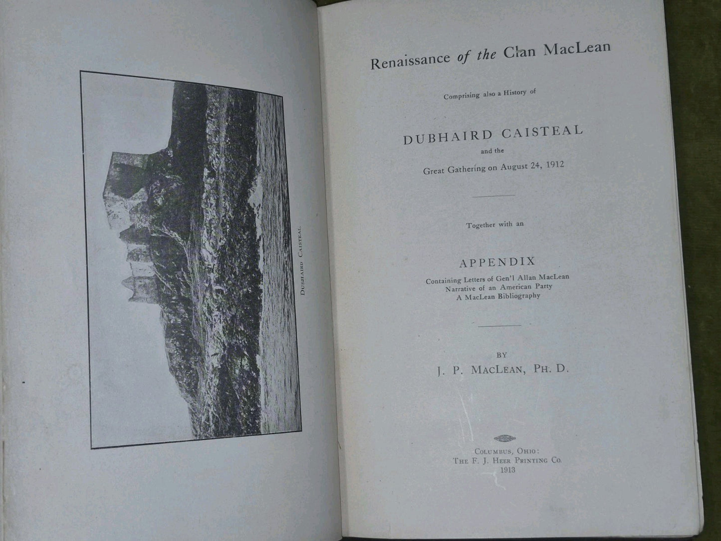 Renaissance of Clan Maclean 1913 Dubhaird Caisteal 4
