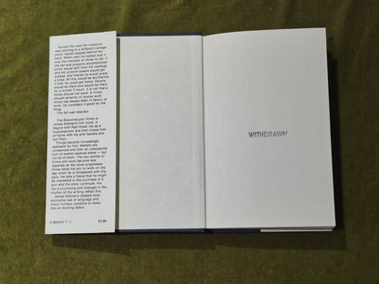 James Kelman The Busconductor Hines Polygon Books 1984 1st HB DJ Ex Library VGC3