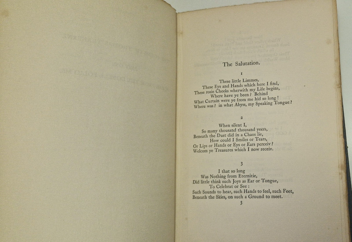 Poetical Works of Thomas Traherne (1932) [P J & A E Dobell] Hb Book8