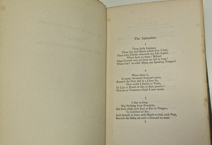 Poetical Works of Thomas Traherne (1932) [P J & A E Dobell] Hb Book8