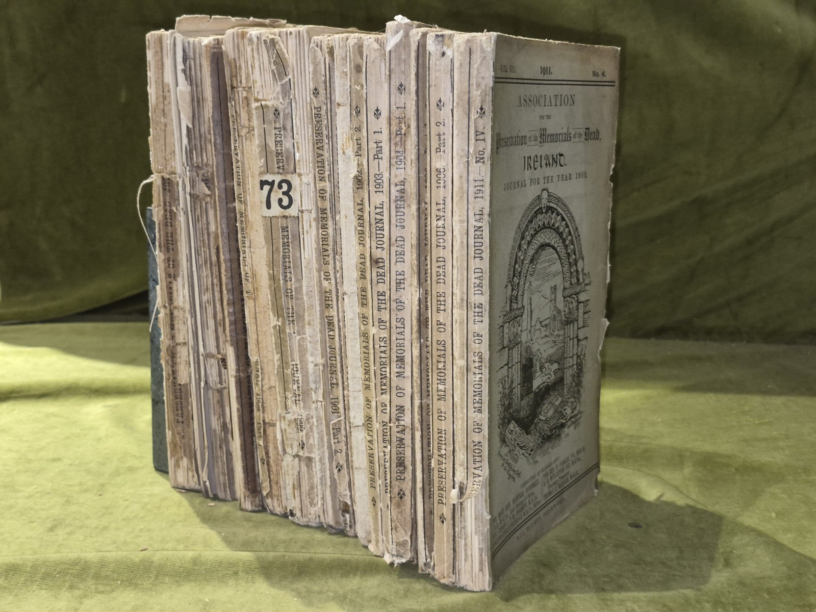 Ireland Preservation of the Memorials of the Dead Assorted Issues 1895-1911 2