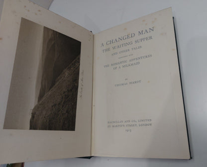 1st Edition 1st Print 1913 A CHANGED MAN Thomas Hardy Wessex Novels XVIII2