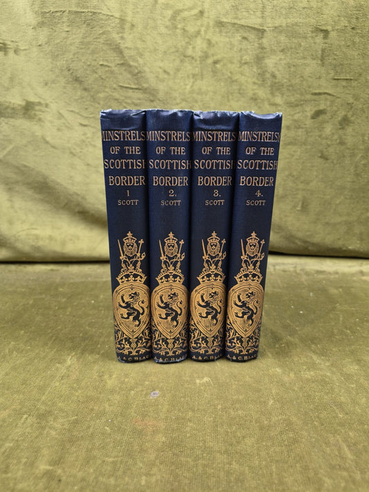 Minstrelsy of the Scottish Border 1-4 by Sir Walter Scott , Adam & Charles Black0