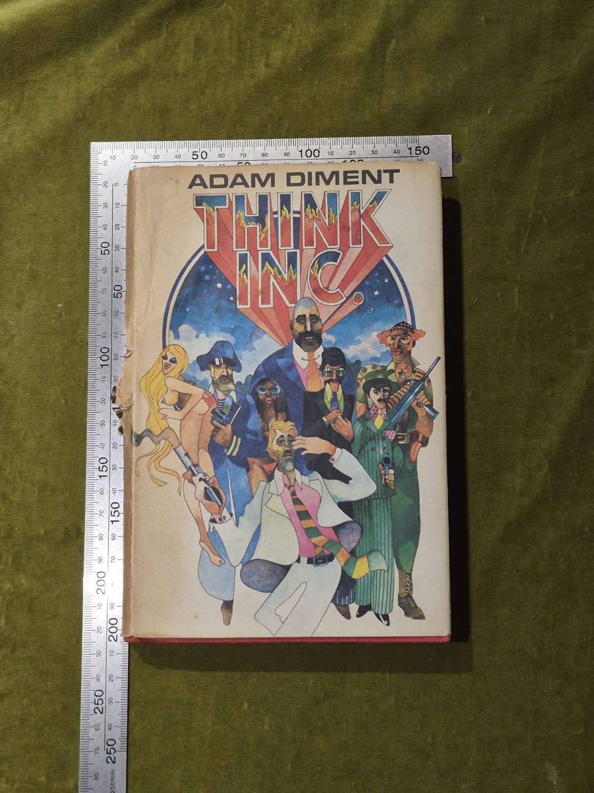 Adam Diment - Think Inc - 1971 1st Edition Michael Josph HB DJ3