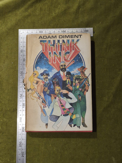 Adam Diment - Think Inc - 1971 1st Edition Michael Josph HB DJ3