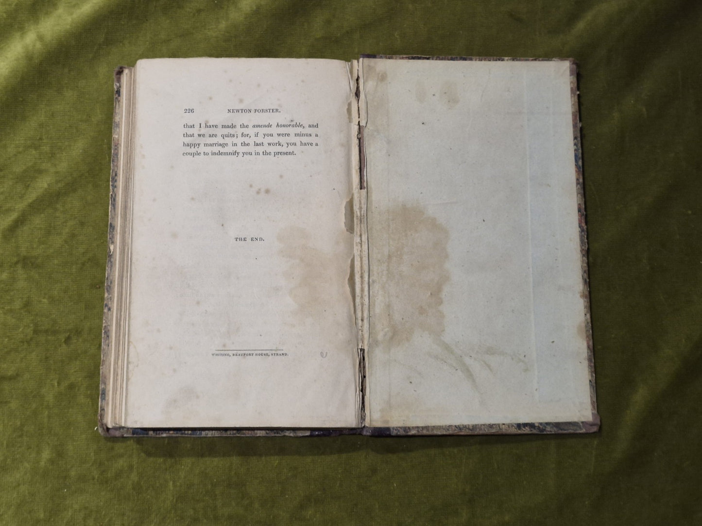 Captain Frederick  : NEWTON FORSTER or The Merchant Service in 3 volumes 183816