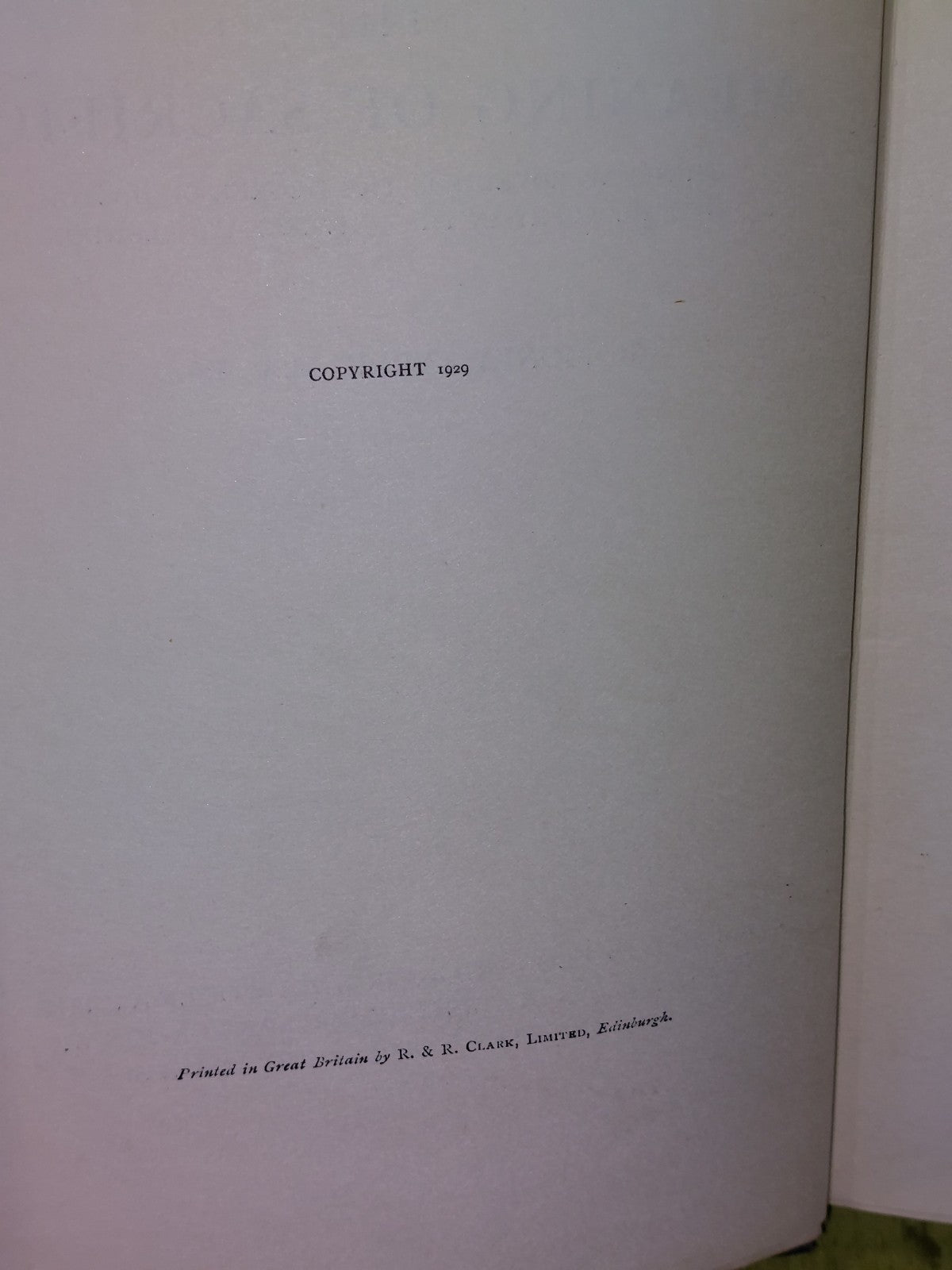 R MoneyKyrle / The Meaning of Sacrifice 1st Edition 19304