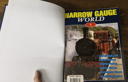 narrow gauge world magazine Bound Volumes 1 2 3 1