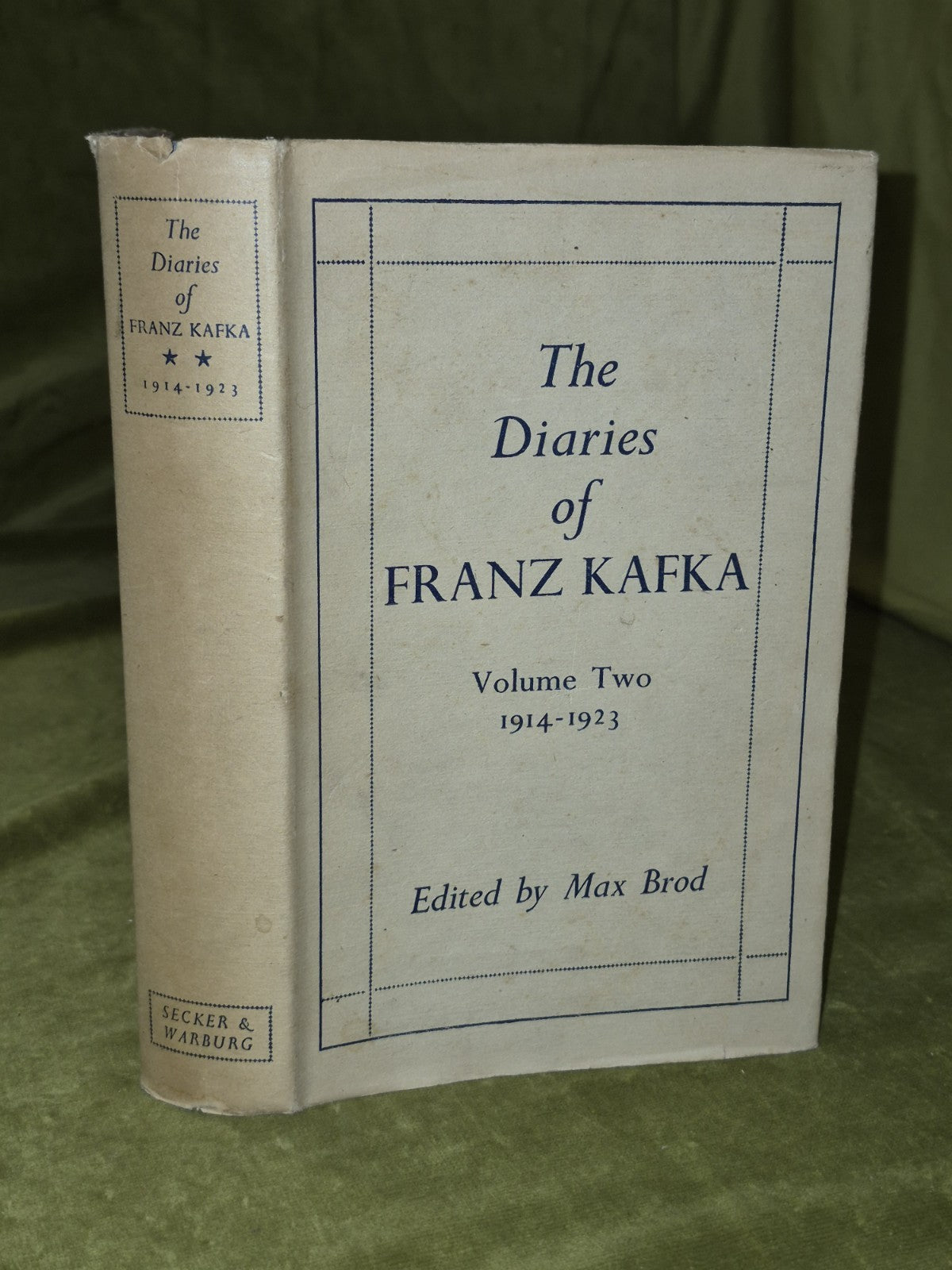 Brod: The Diaries of Franz Kafka, Volume 2: 1914-23 19490