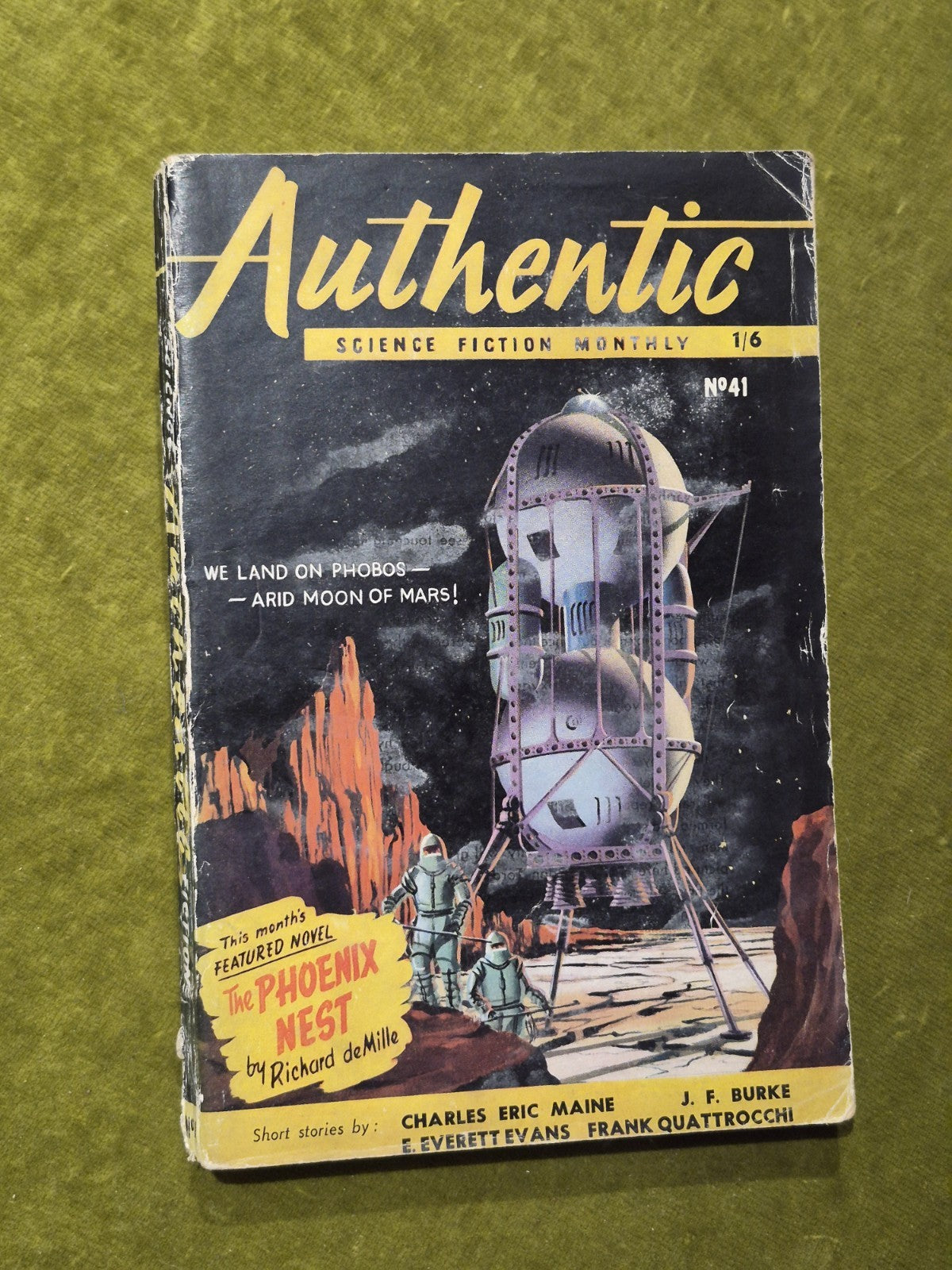 Authentic Science Fiction Monthly Hamilton 1950s Issues 29 and 32 to 50. Job Lot12